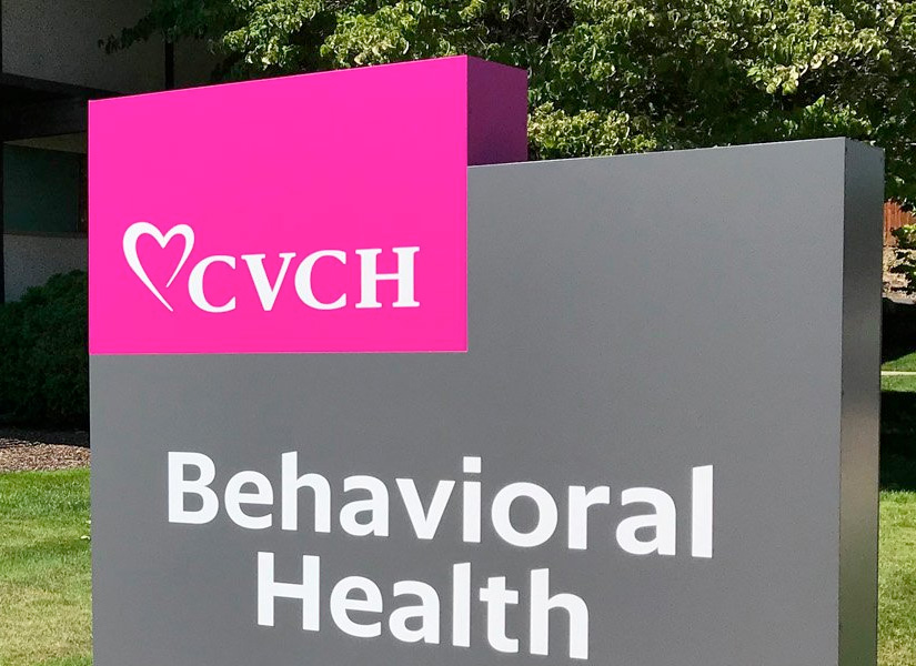 CVCH behavioral health sign