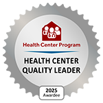health center quality leader 2025 awardee badge