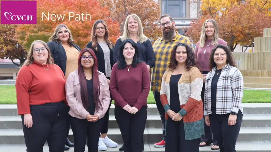 Group photo of the providers of the New Path program at CVCH
